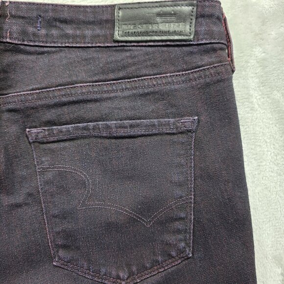 Big Star Alex Skinny Jeans Womens 28 Dark Wash Stretch Denim Low Rise Slim Fit - Picture 4 of 11